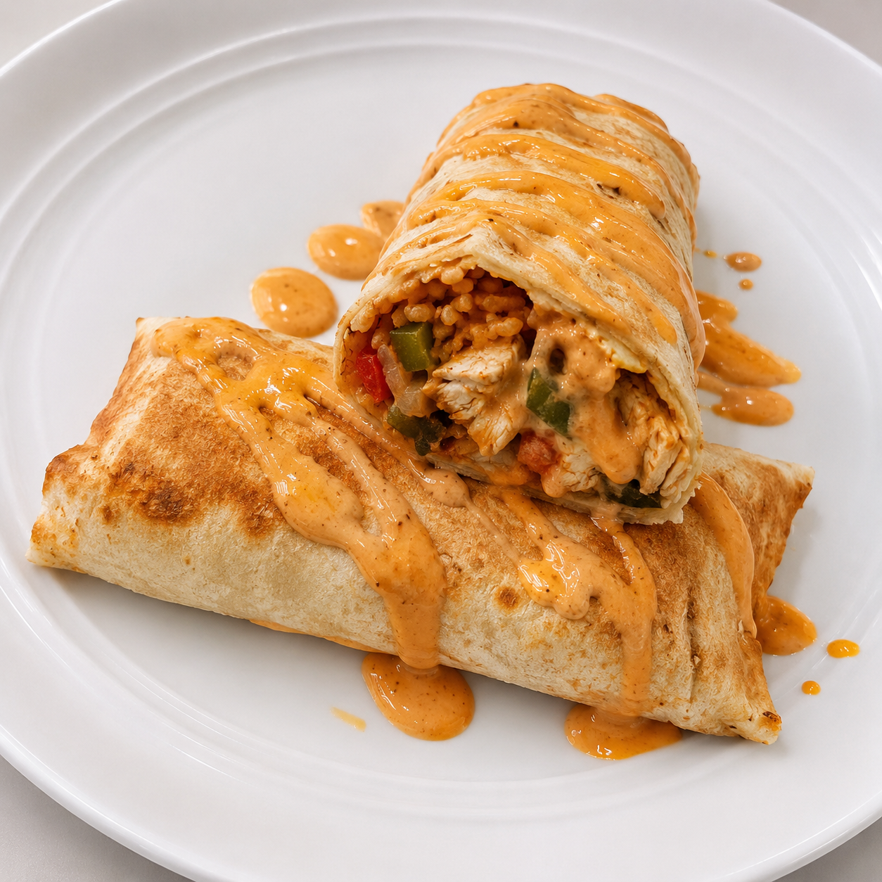 Loaded Chicken Fajita Wrap