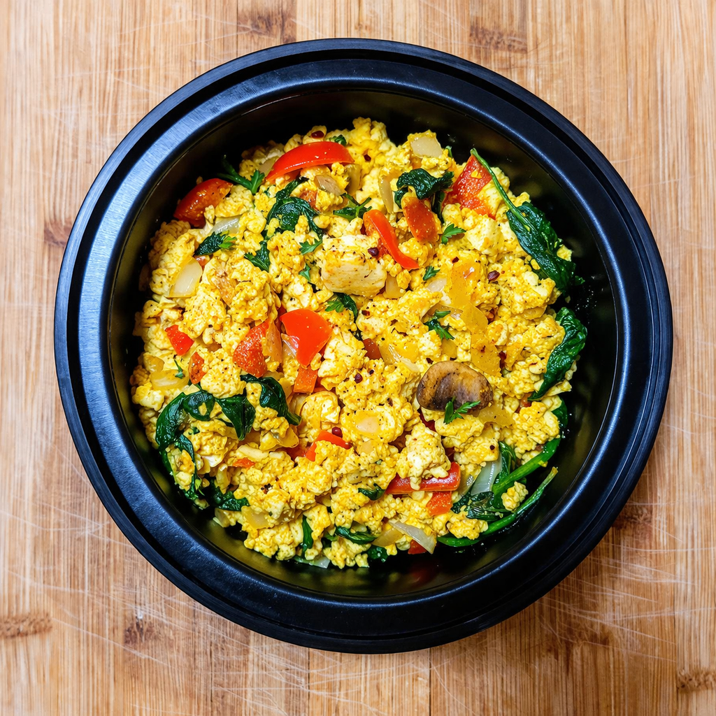High-Protein Tofu Scramble